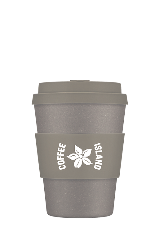 GRAY REUSABLE CUP 12OZ