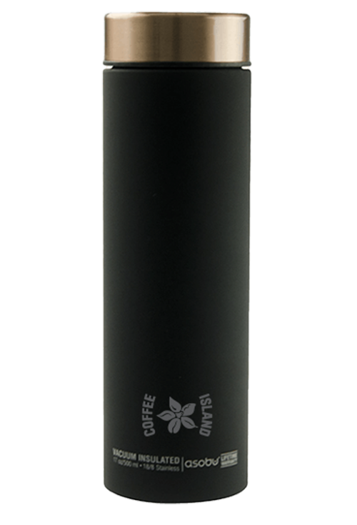 COFFEE ISLAND THERMOS 500ML (BLACK)