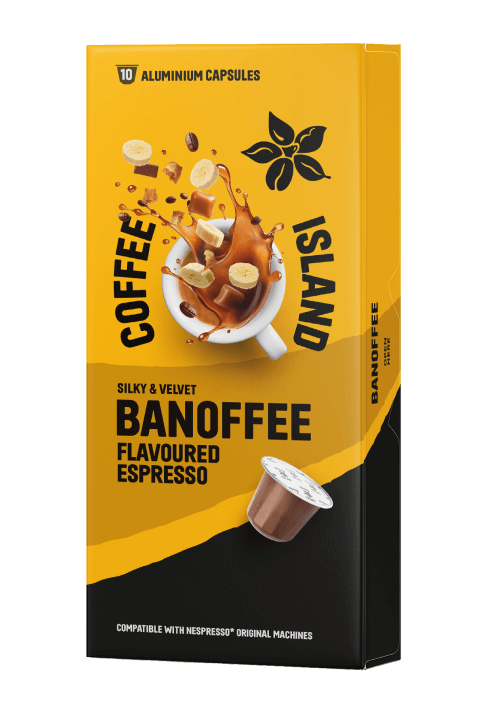 ALUMINIUM CAPSULES ESPRESSO BANOFFEE (10 PIECES)