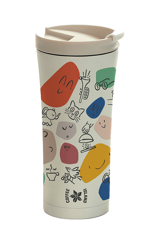 THERMOS COFFEE ISLAND (MULTI-COLOR)